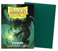 Cargar imagen en el visor de la galería, PROTECTORES DRAGON SHIELD STANDARD DUAL MATTE POWER