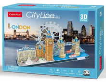 Cargar imagen en el visor de la galería, 3D PUZZLE CITY LINE LONDON