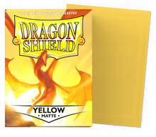 Cargar imagen en el visor de la galería, PROTECTORES DRAGON SHIELD STANDARD MATTE YELLOW