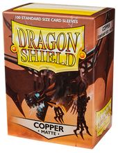 Cargar imagen en el visor de la galería, PROTECTORES DRAGON SHIELD STANDARD MATTE COPPER
