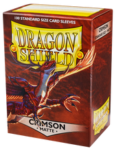 Cargar imagen en el visor de la galería, PROTECTORES DRAGON SHIELD STANDARD MATTE CRIMSON