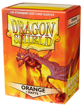 Cargar imagen en el visor de la galería, PROTECTORES DRAGON SHIELD STANDARD MATTE ORANGE