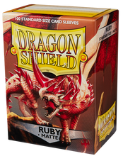Cargar imagen en el visor de la galería, PROTECTORES DRAGON SHIELD STANDARD MATTE RUBY