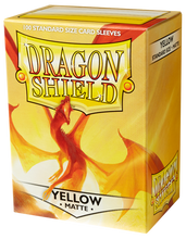 Cargar imagen en el visor de la galería, PROTECTORES DRAGON SHIELD STANDARD MATTE YELLOW