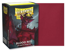 Cargar imagen en el visor de la galería, PROTECTORES DRAGON SHIELD STANDARD MATTE BLOOD RED