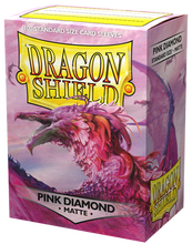 Cargar imagen en el visor de la galería, PROTECTORES DRAGON SHIELD STANDARD MATTE PINK DIAMOND