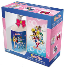 Cargar imagen en el visor de la galería, TAZÓN SAILOR MOON + LLAVERO + BLOCK DE NOTAS
