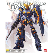 Cargar imagen en el visor de la galería, MG 1/100 UNICORN GUNDAM 02 BANSHEE VER.KA
