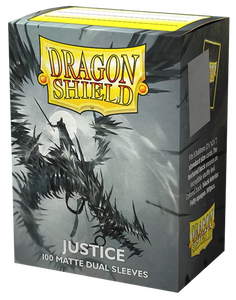 PROTECTORES DRAGON SHIELD STANDARD DUAL MATTE JUSTICE