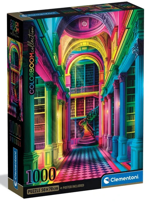 CLEMENTONI COLOR BOOM COLLECTION ATHENAEUM 1000 PIEZAS + POSTER