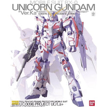 Cargar imagen en el visor de la galería, MG 1/100 UNICORN GUNDAM VER. KA

