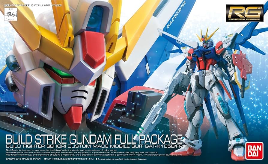 RG 1/144 BUILD STRIKE GUNDAM FULL PACKAGE