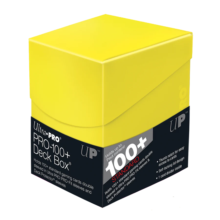 DECK BOX ULTRA PRO ECLIPSE 100 AMARILLO
