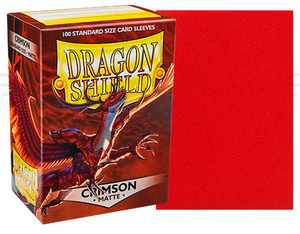 PROTECTORES DRAGON SHIELD STANDARD MATTE CRIMSON