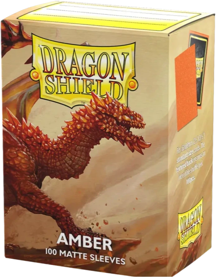 PROTECTORES DRAGON SHIELD STANDARD MATTE AMBER