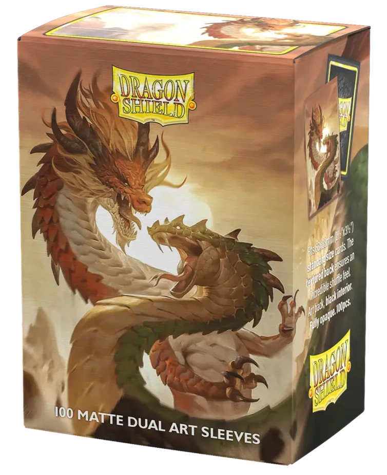 PROTECTORES DRAGON SHIELD STANDARD DUAL MATTE  ART WOOD SNAKE 2025