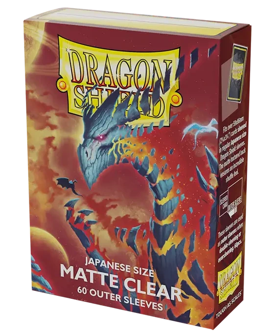 PROTECTORES DRAGON SHIELD JAPANESE MATTE CLEAR 60 OUTER