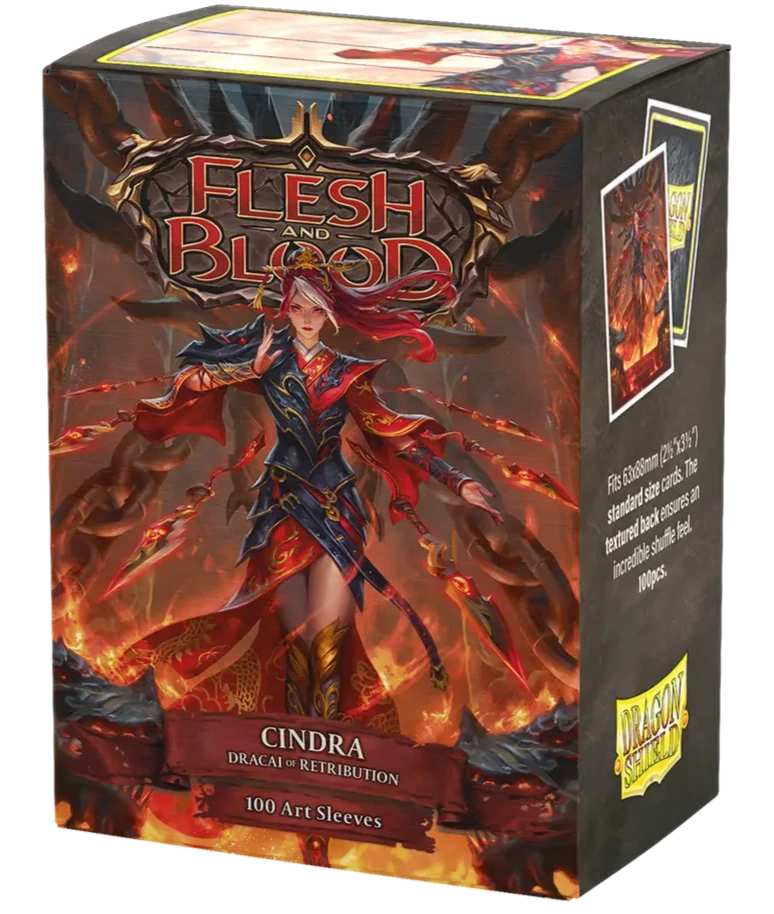 PROTECTORES DRAGON SHIELD STANDARD MATTE ART FLESH&BLOOD CINDRA