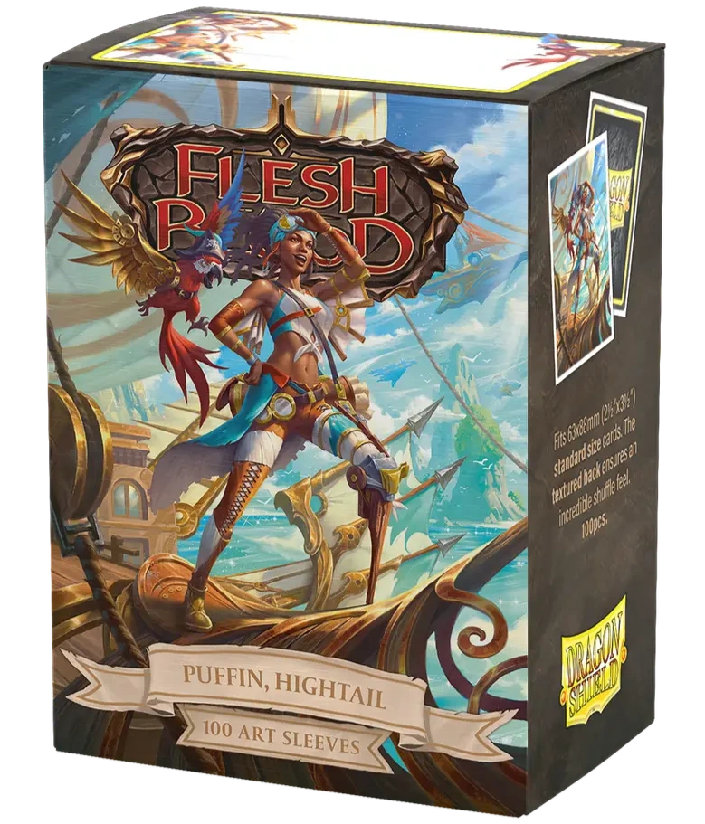 PROTECTORES DRAGON SHIELD STANDARD MATTE ART FLESH&BLOOD PUFFIN, HIGHTAIL