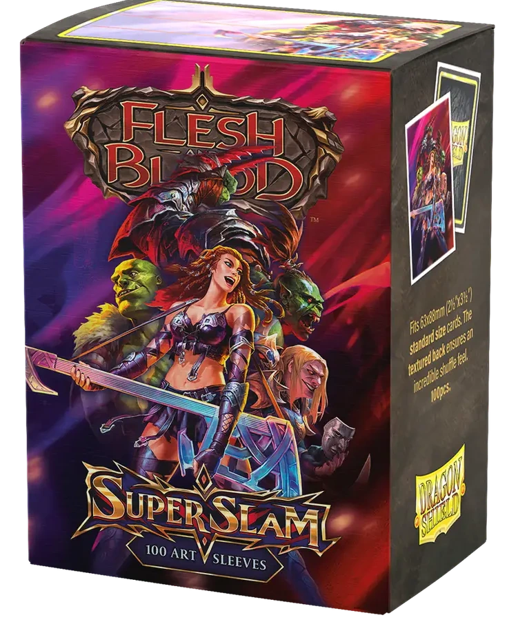 PROTECTORES DRAGON SHIELD STANDARD MATTE ART FLESH&BLOOD  SUPER SLAM