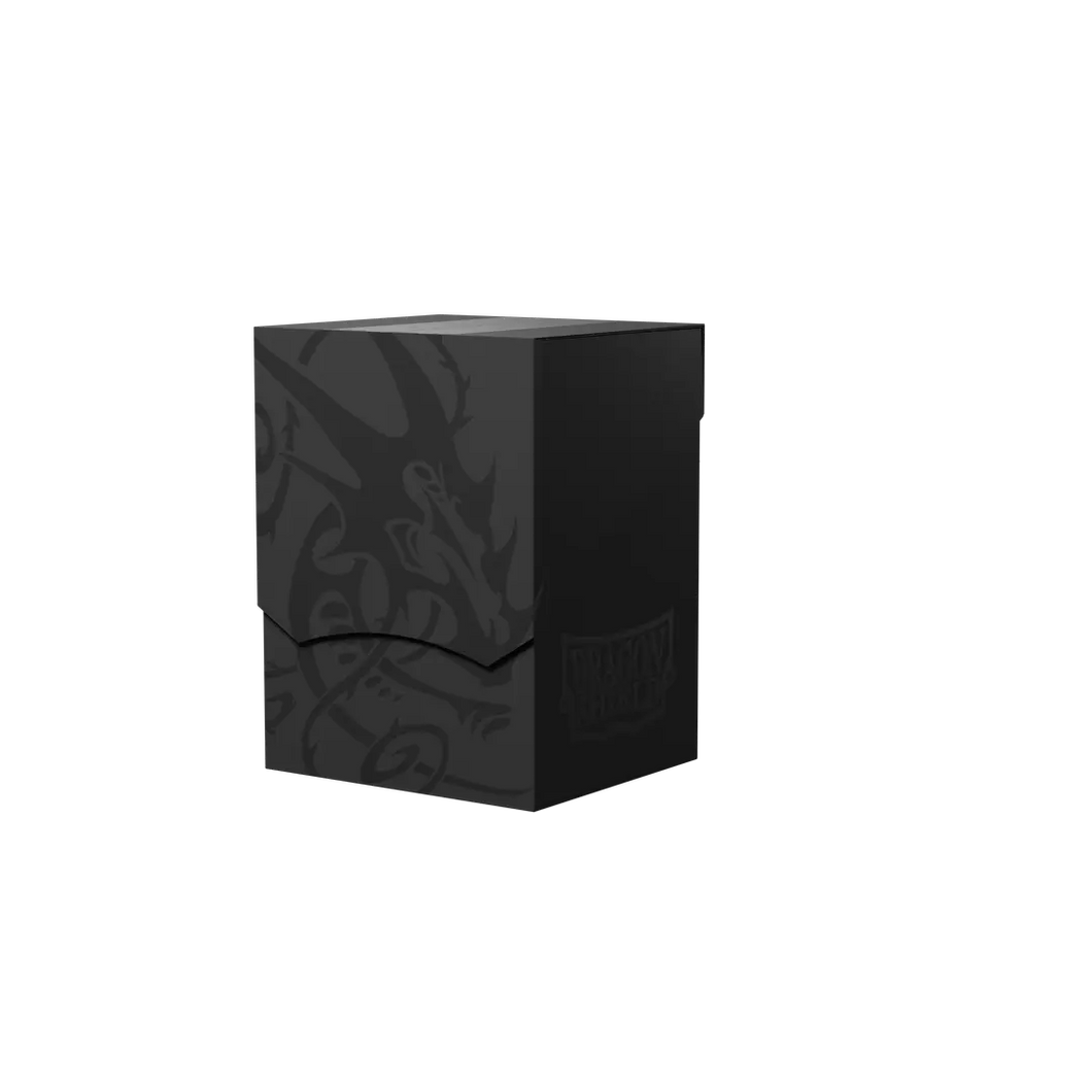DECK BOX DRAGON SHIELD SHELL 100 SHADOW BLACK