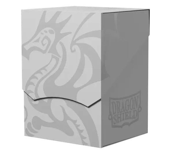 DECK BOX DRAGON SHIELD SHELL 100 ASHEN WHITE