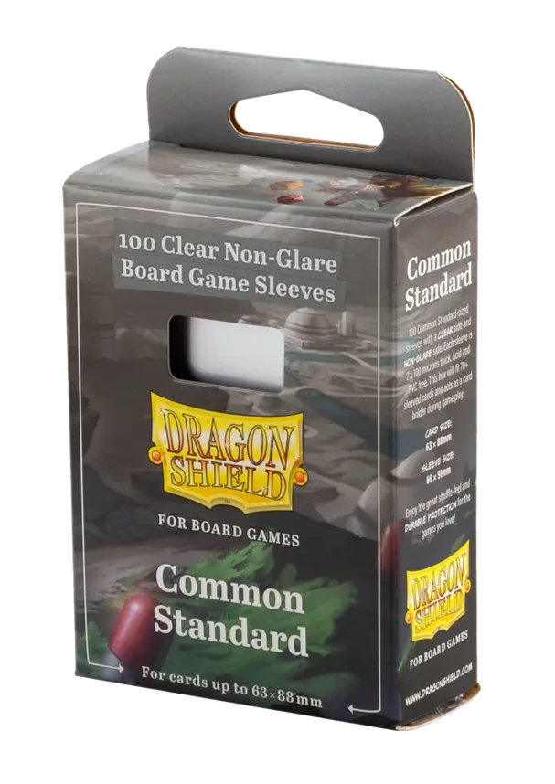 PROTECTORES DRAGON SHIELD COMMON STANDARD CLEAR NON-GLEARE