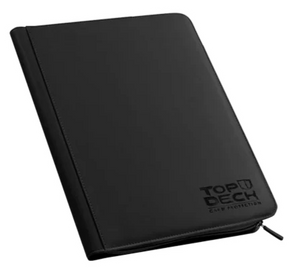 CARPETA TOP DECK 4 POCKET PREMIUM BINDER 160 NEGRO