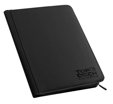 CARPETA TOP DECK 4 POCKET PREMIUM BINDER 160 NEGRO