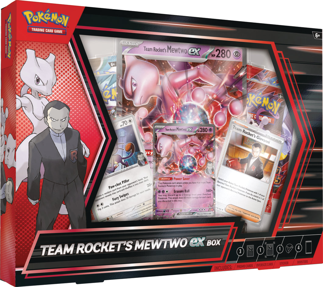 CAJA MEWTWO EX DEL EQUIPO ROCKET (ESPAÑOL)