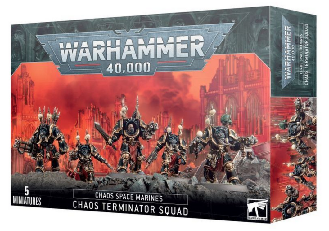 CHAOS SPACE MARINES CHAOS TERMINATOR SQUAD