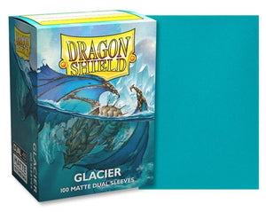 PROTECTORES DRAGON SHIELD STANDARD DUAL MATTE GLACIER