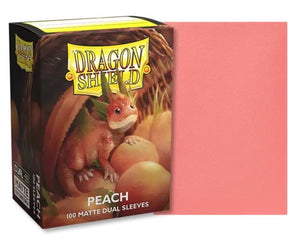 PROTECTORES DRAGON SHIELD STANDARD DUAL MATTE PEACH