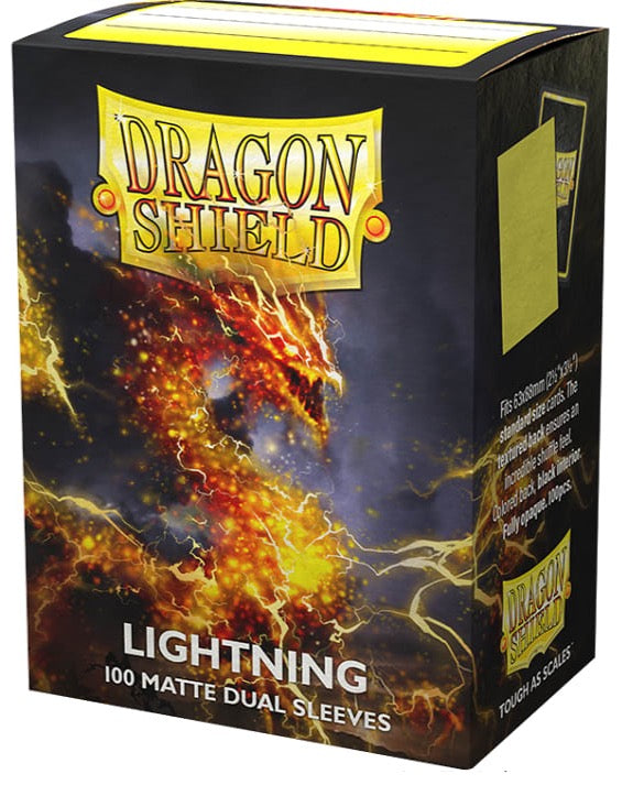 PROTECTORES DRAGON SHIELD STANDARD DUAL MATTE LIGHTNING