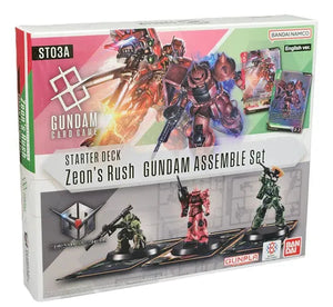 STARTER DECK ZEON'S RUSH-GUNDAM ASSEMBLE SET