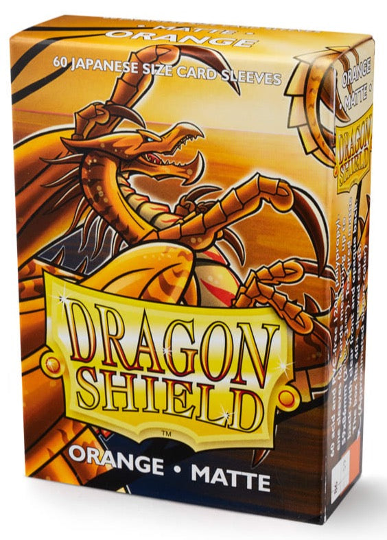 PROTECTORES DRAGON SHIELD JAPANESE MATTE ORANGE