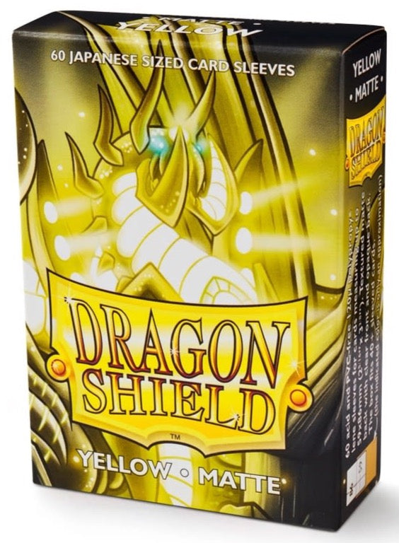 PROTECTORES DRAGON SHIELD JAPANESE MATTE YELLOW