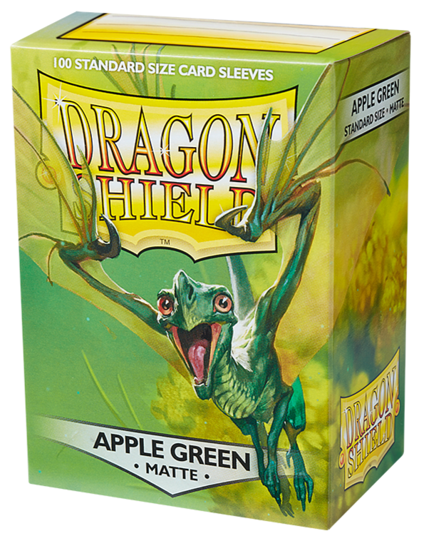 PROTECTORES DRAGON SHIELD STANDARD MATTE APPLE GREEN