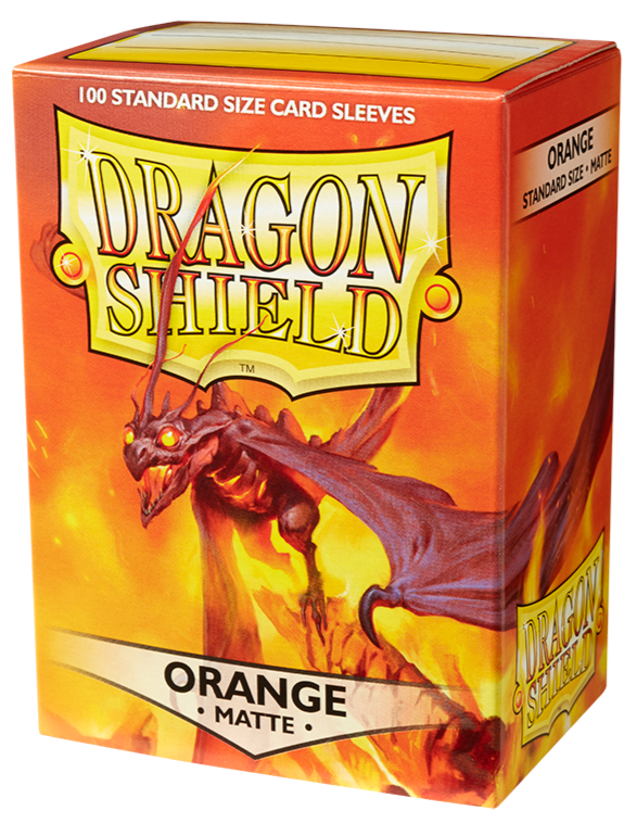 PROTECTORES DRAGON SHIELD STANDARD MATTE ORANGE