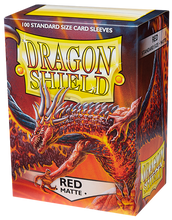 Cargar imagen en el visor de la galería, PROTECTORES DRAGON SHIELD STANDARD MATTE RED
