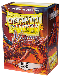 PROTECTORES DRAGON SHIELD STANDARD MATTE RED