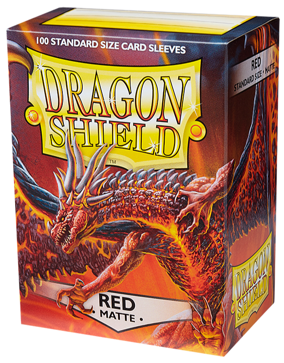 PROTECTORES DRAGON SHIELD STANDARD MATTE RED