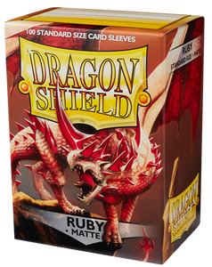 PROTECTORES DRAGON SHIELD STANDARD MATTE RUBY