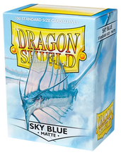 Cargar imagen en el visor de la galería, PROTECTORES DRAGON SHIELD STANDARD MATTE SKY BLUE
