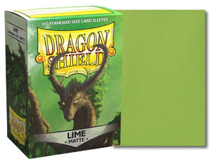 PROTECTORES DRAGON SHIELD STANDARD MATTE LIME