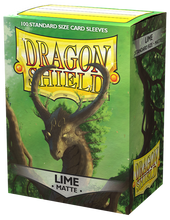 Cargar imagen en el visor de la galería, PROTECTORES DRAGON SHIELD STANDARD MATTE LIME
