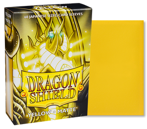 PROTECTORES DRAGON SHIELD JAPANESE MATTE YELLOW