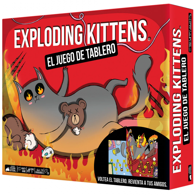 EXPLODING KITTENS EL JUEGO  DE TABLERO