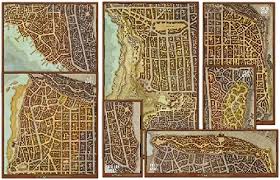 D&D GAME MAT DRAGON HEIST WATERDEEP