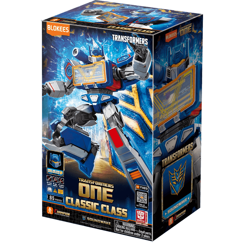TRANSFORMERS BLOKEES ONE CLASSIC CLASS SOUNDWAVE